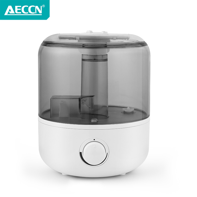 AECCN HYB-84A 3,5 L dispositif d'aromathérapie en coton filtre en céramique amovible brume à 360 degrés veilleuse purificateur d'air humidificateur diffuseur